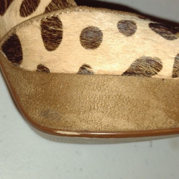 Chinese laundry leopard cheetah animal print w platforms high heel - Picture 8 of 14